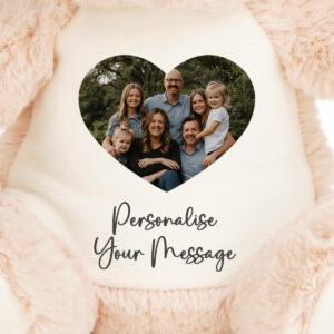 personalised photo teddy bear